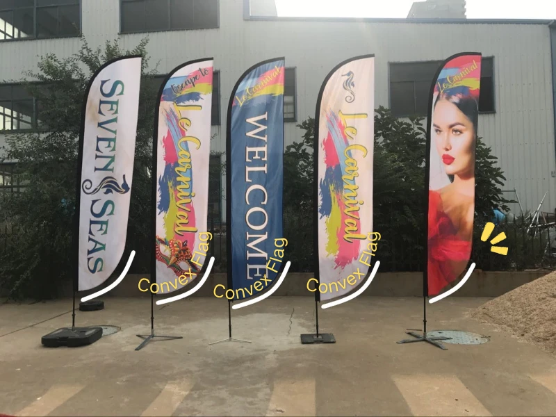 Convex Flag – Custom Feather Flags with Curved Bo