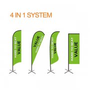 4 in 1 Flag System