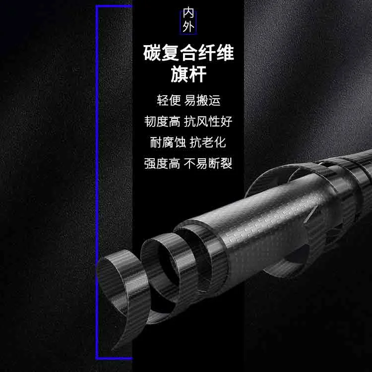 旗杆一体化领先者——威海旺展20年源头工厂直发