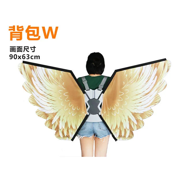 吹塑背包旗——W形旗